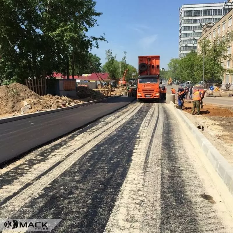 Строительство дороги в мкр. Нагатино 1