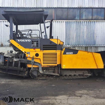 Аренда асфальтоукладчика Volvo ABG 5820