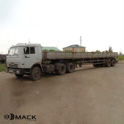 Аренда бортового полуприцепа 12 м