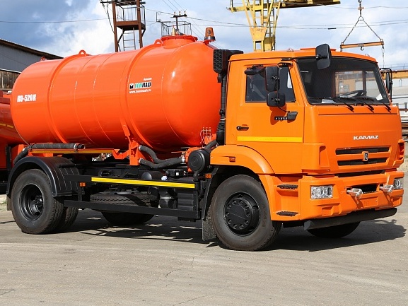 Аренда ассенизаторской машины КамАЗ КО-520К