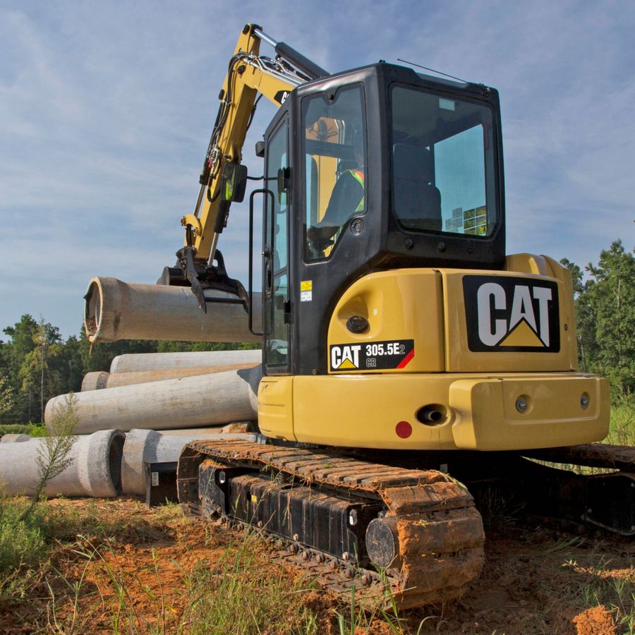 Аренда мини-экскаватора CAT 303.5E