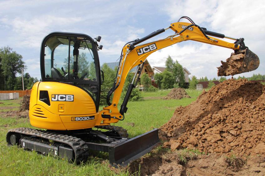 Миниэкскаватор. JCB 8030. Земельные работы мини экскаватором. JCB 8030. Какая цена?.